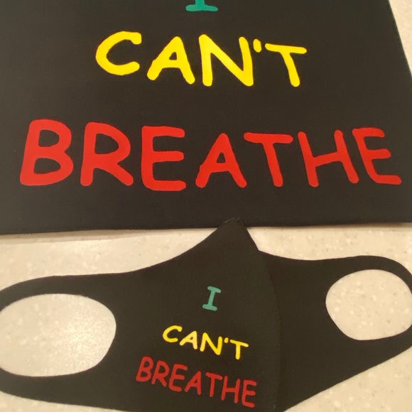 “ I can’t breathe “ tee and mask bundle - Picture 4 of 4
